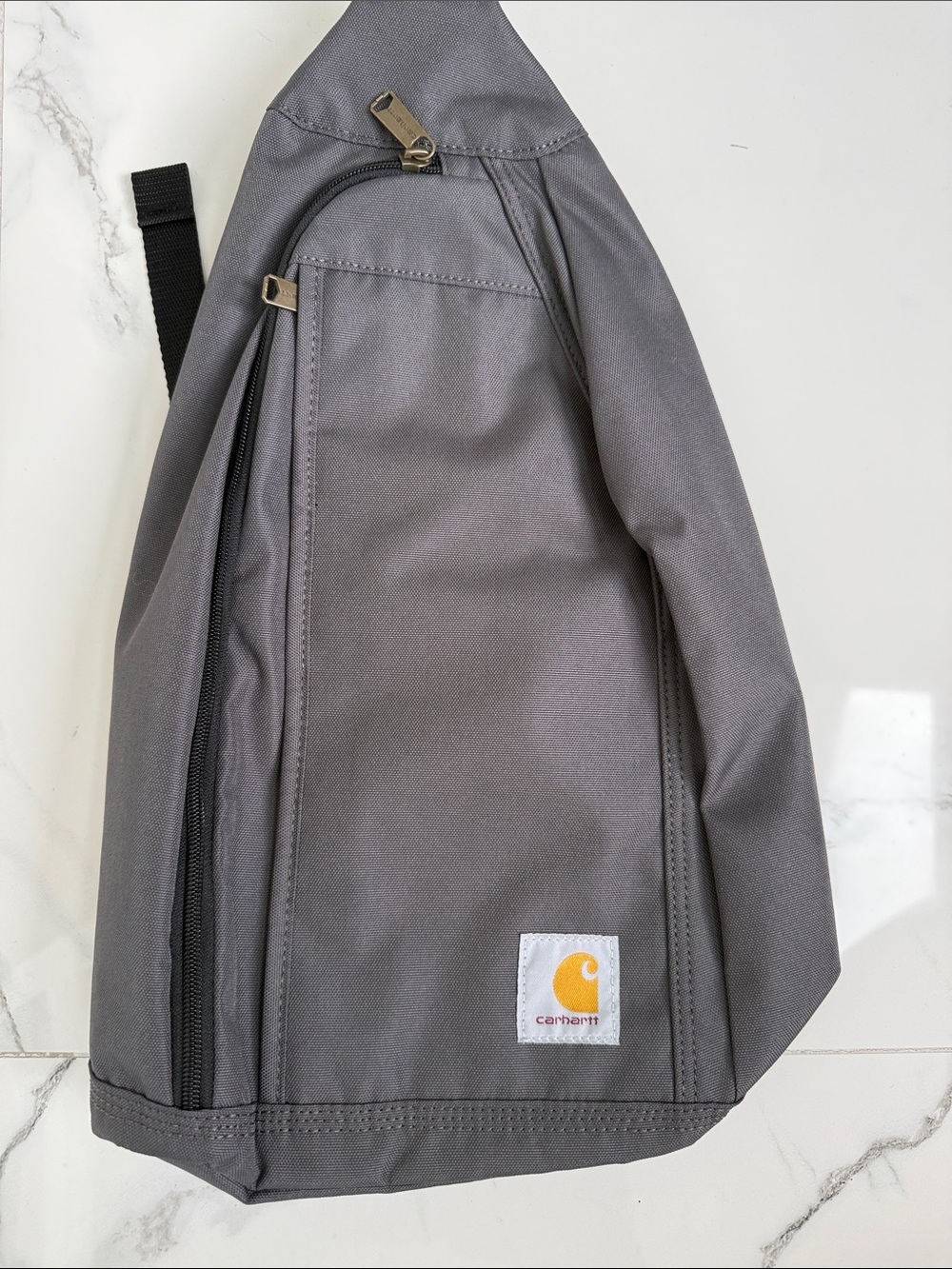 NWOT Carhartt Rain Defender Mono Sling Bag Crossbody Backpack - Gravel Grey